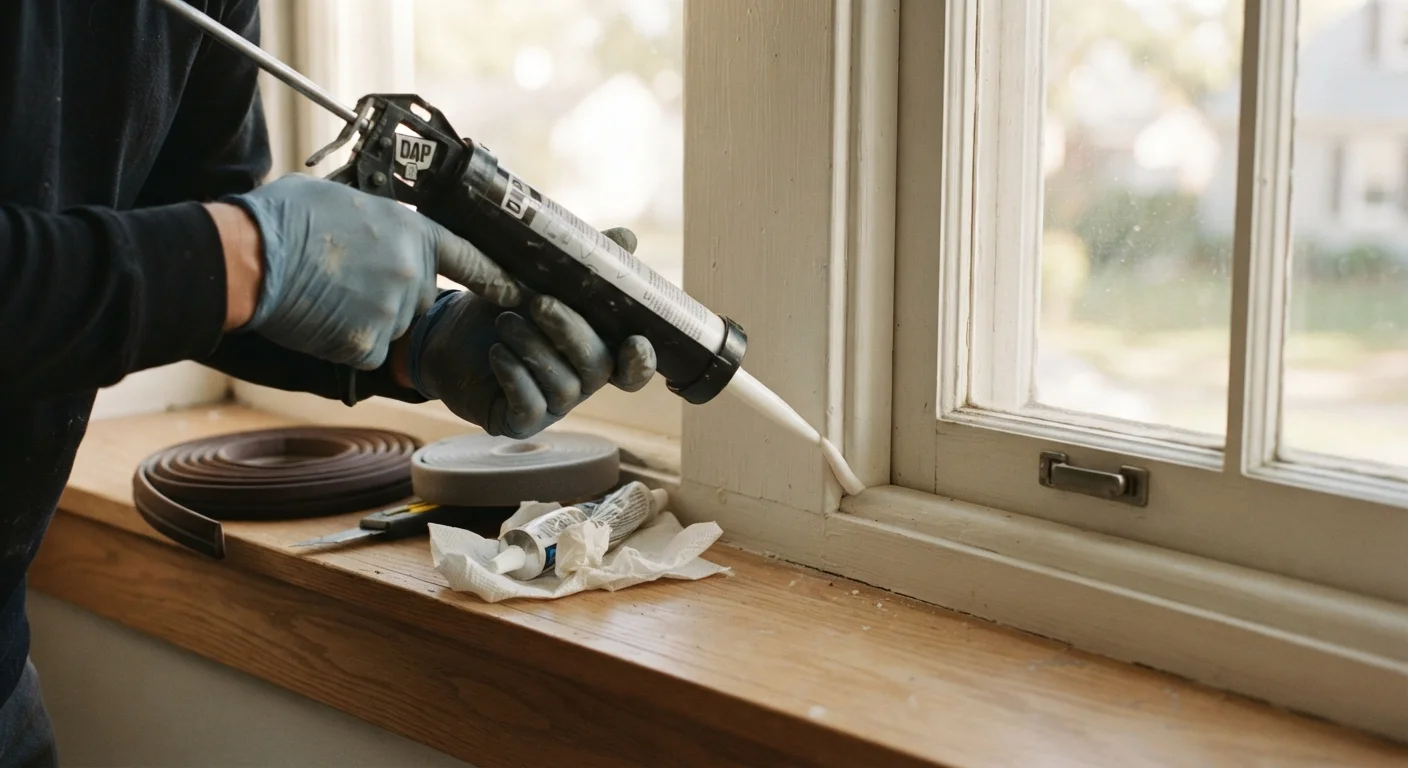 Caulk, Weatherstrip, or Foam: Sealing Drafts Without Calling a Contractor